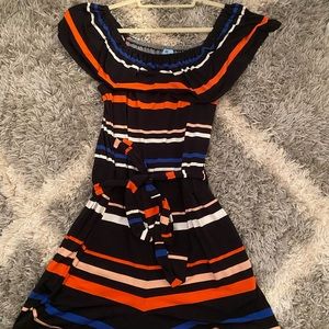 CeCe Striped Romper